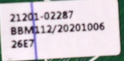 MAIN PARA MONITOR HP / NUMERO DE PARTE 21201-02287 / 60104-10172 / 100009212000376 / E198919 / BBM112/20201006 / PANEL MV238FHM-NG0 / MODELO X24IH - Imagen 2